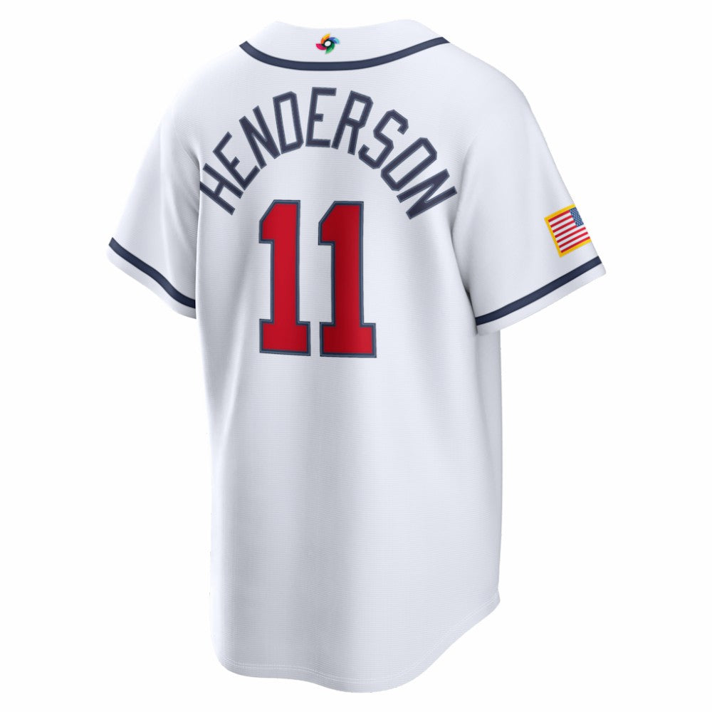 MLB Gunnar Henderson USA Baseball Nike 2026 World Baseball Classic Home Stadium Jersey