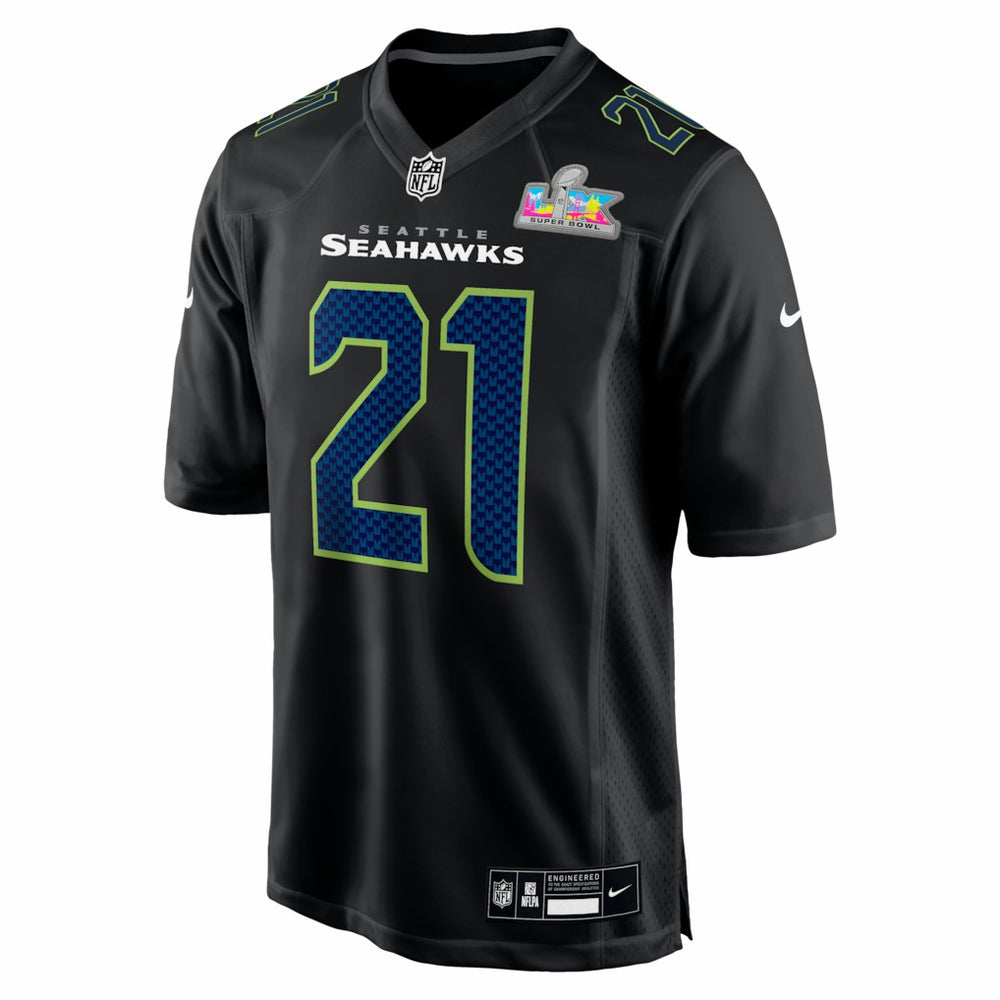 Devon Witherspoon  Super Bowl LX Patch Carbon Fashion Game Jersey - Seattle Seahawks