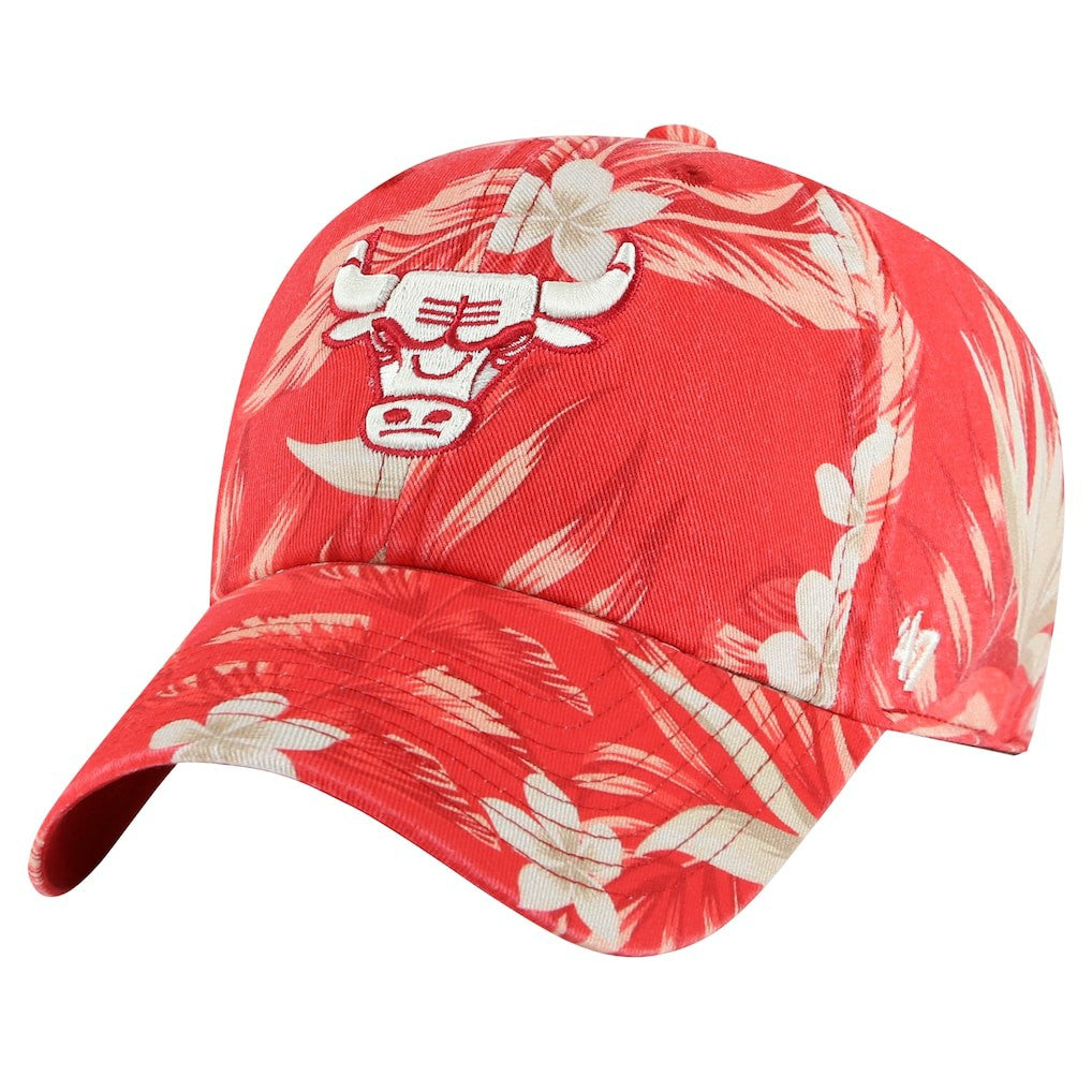 NBA Chicago Bulls '47 Tropicalia Floral Clean Up Adjustable Hat