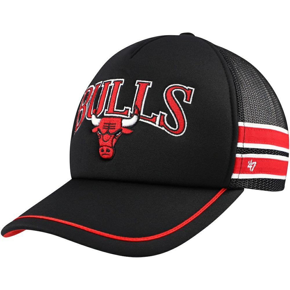 NBA Chicago Bulls '47 Sidebrand Stripes Trucker Adjustable Hat