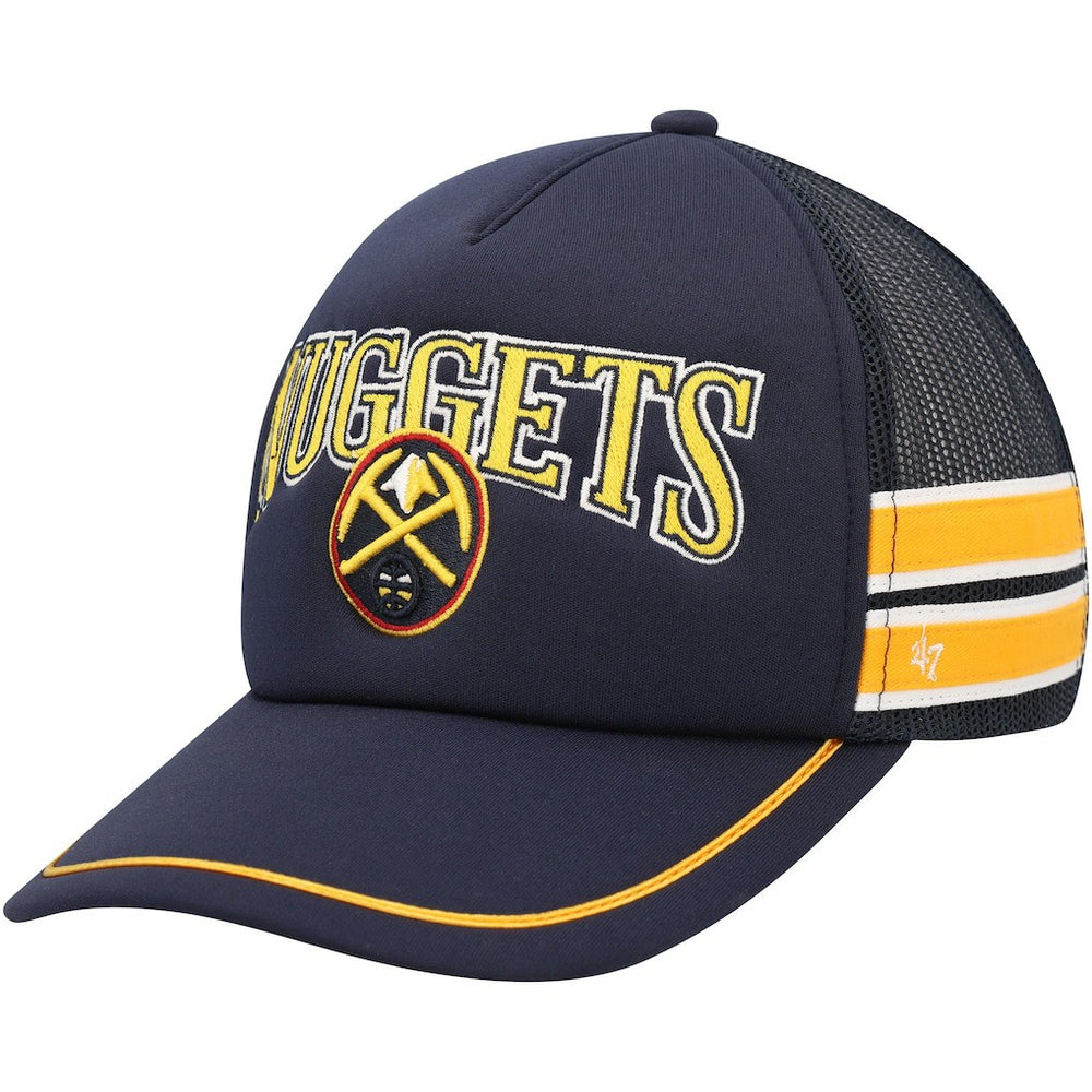 NBA Denver Nuggets '47 Sidebrand Stripes Trucker Adjustable Hat sale