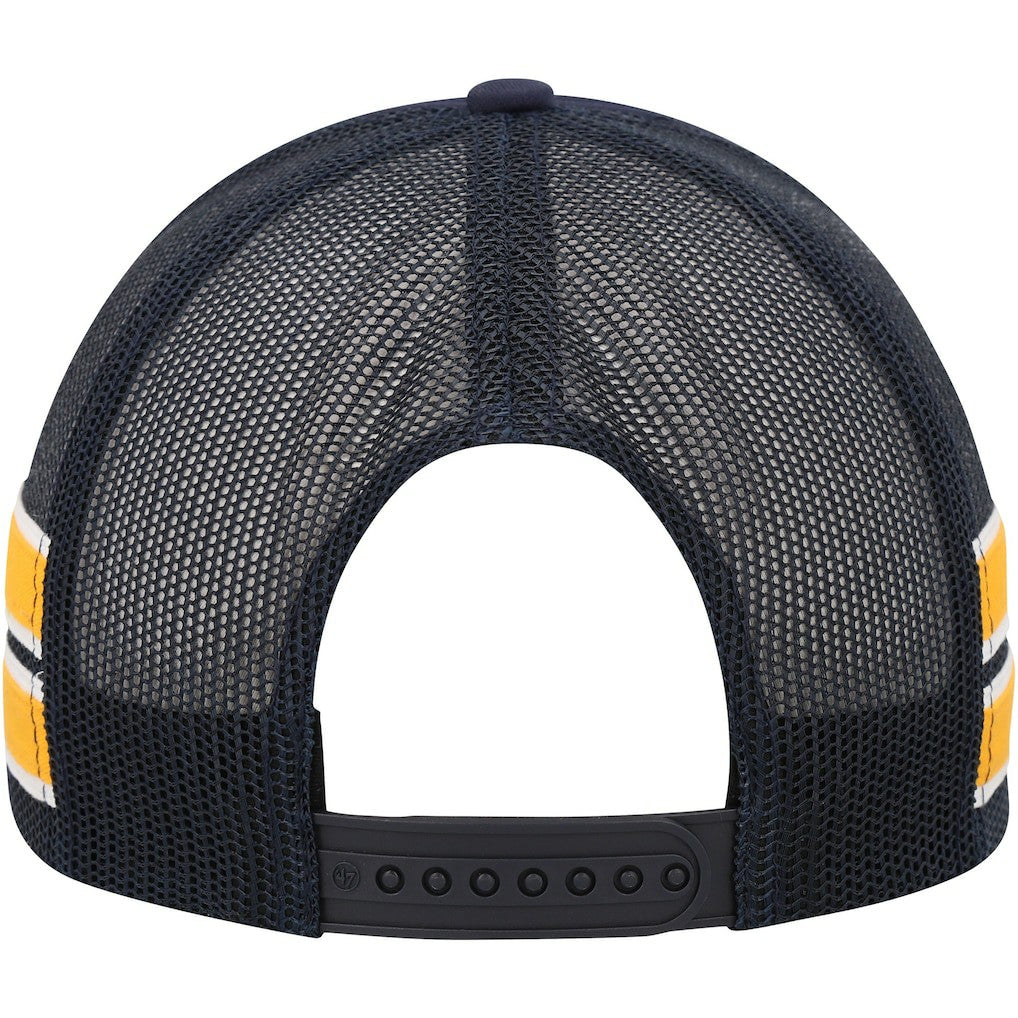 NBA Denver Nuggets '47 Sidebrand Stripes Trucker Adjustable Hat sale