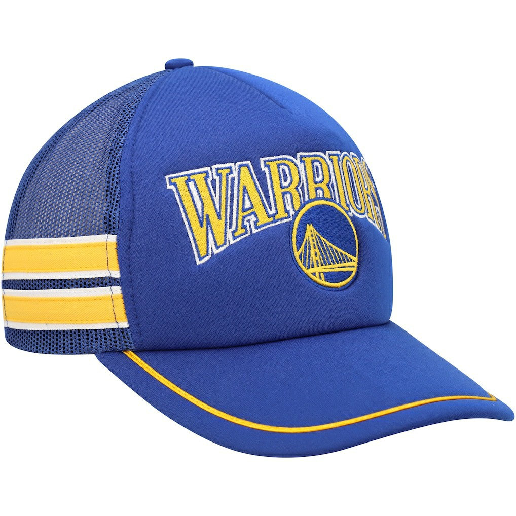NBA Golden State Warriors '47 Sidebrand Stripes Trucker Adjustable Hat sale