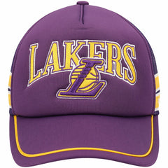 NBA Los Angeles Lakers '47 Sidebrand Stripes Trucker Adjustable Hat