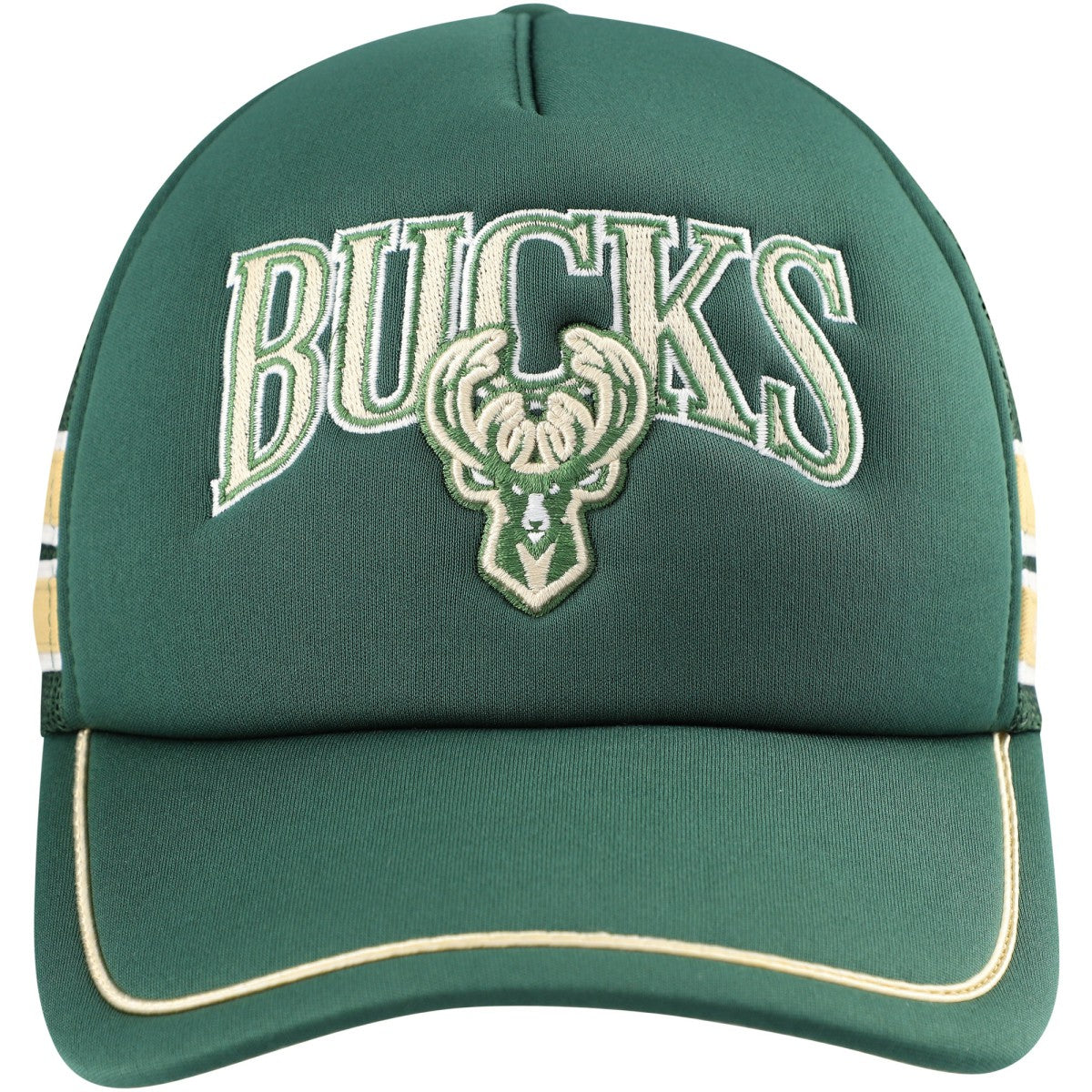 NBA Milwaukee Bucks '47 Sidebrand Stripes Trucker Adjustable Hat