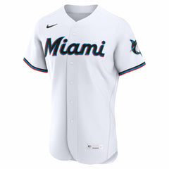 MLB Miami Marlins Nike Home Authentic Custom Jersey