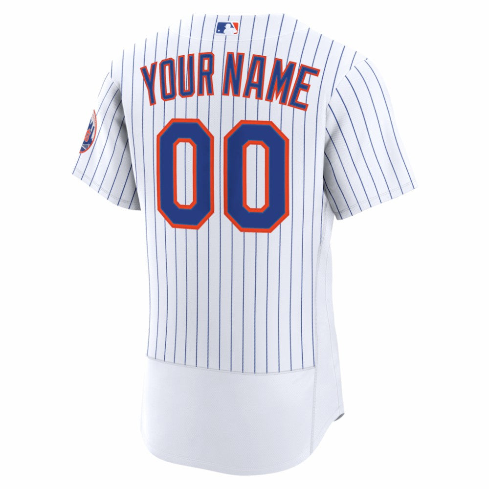 MLB New York Mets Nike Home Authentic Custom Jersey