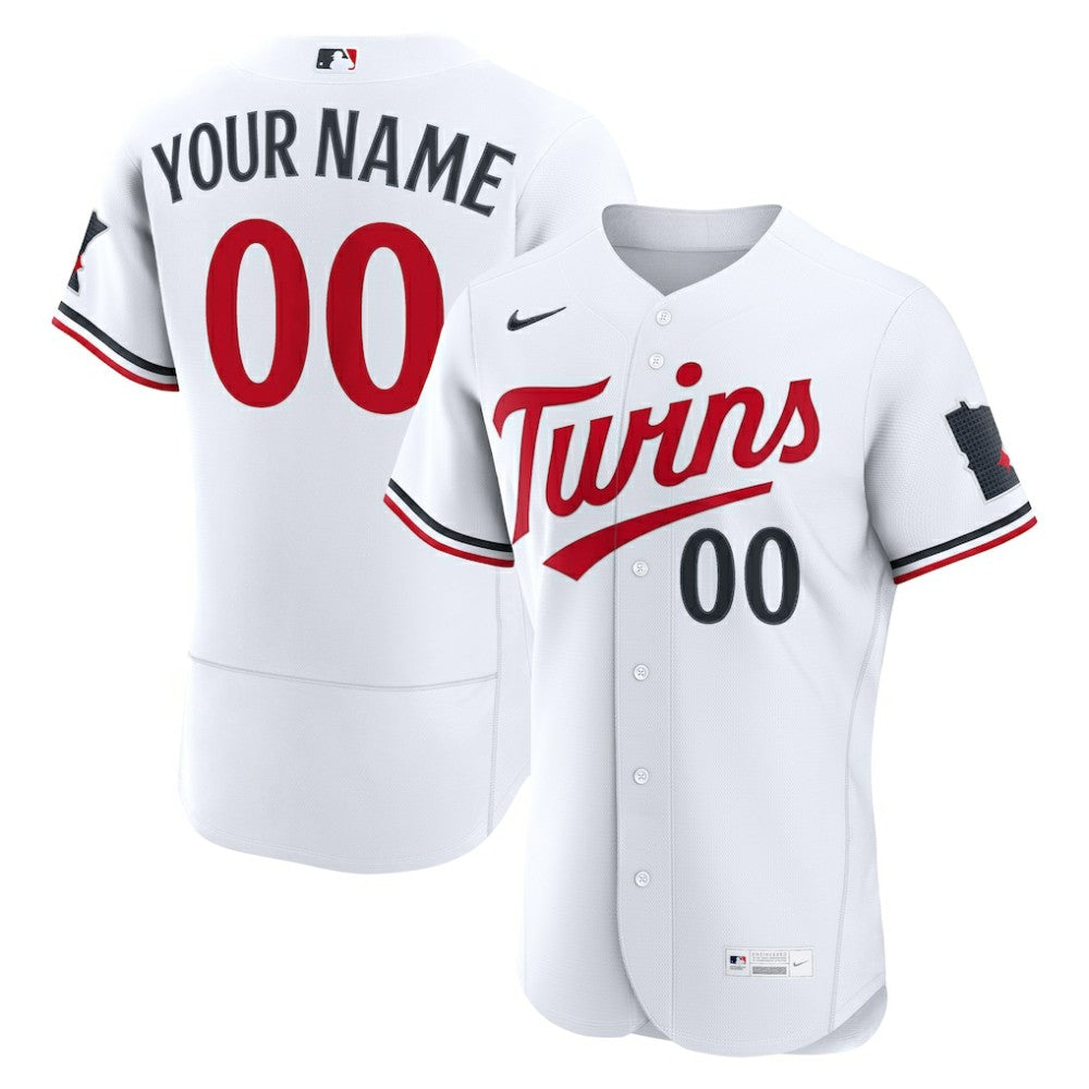 MLB Minnesota Twins Nike Home Authentic Custom Jersey