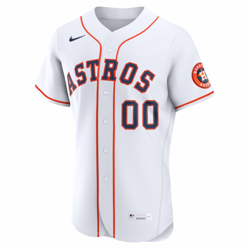 MLB Houston Astros Nike Home Authentic Custom Jersey