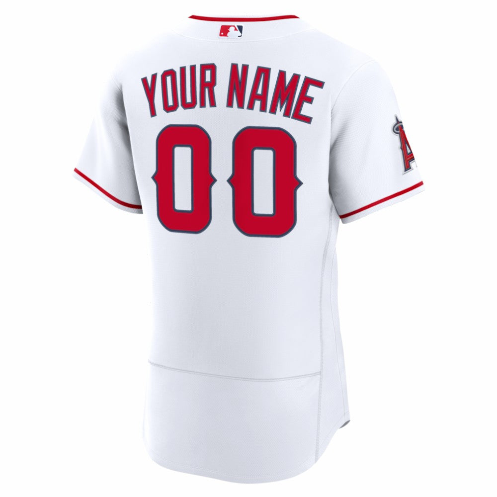 MLB Los Angeles Angels Nike Home Authentic Custom Jersey