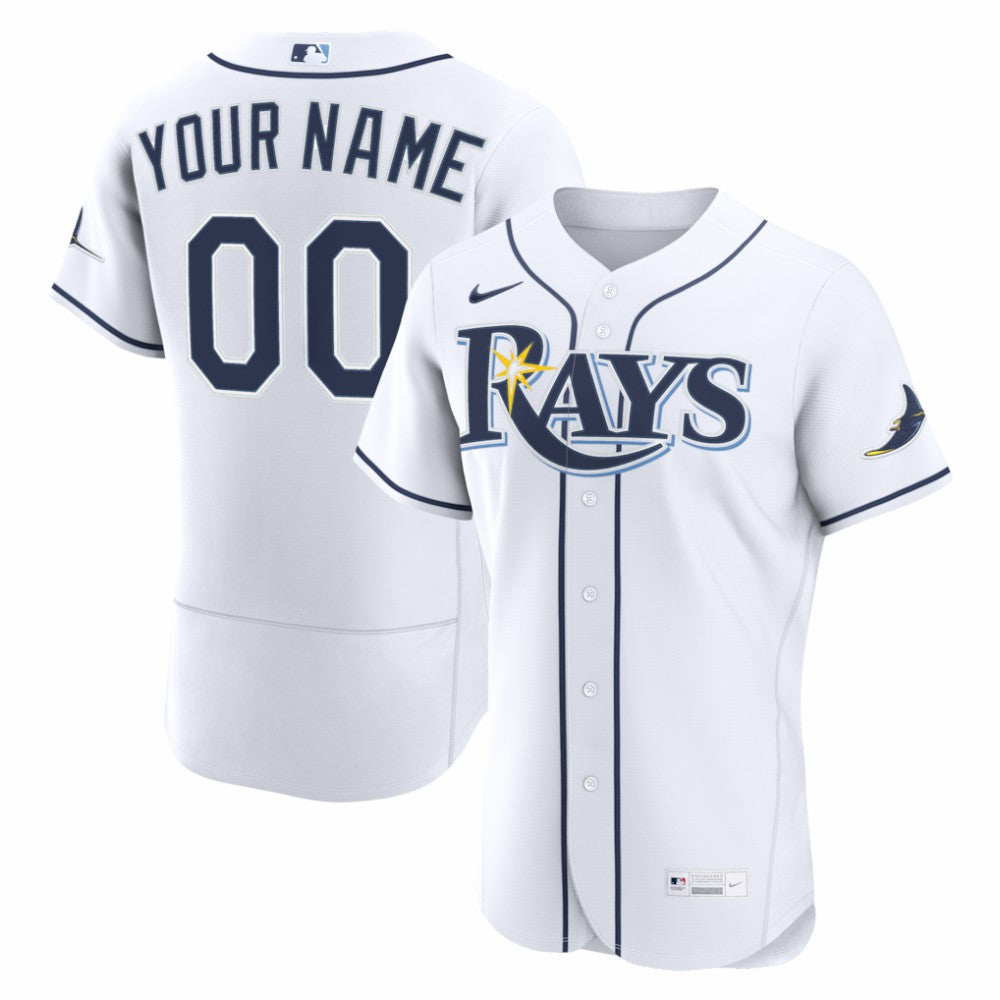 MLB Tampa Bay Rays Nike Home Authentic Custom Jersey