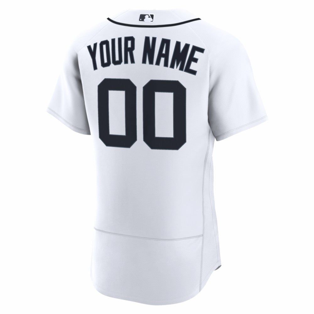MLB Detroit Tigers Nike Home Authentic Custom Jersey