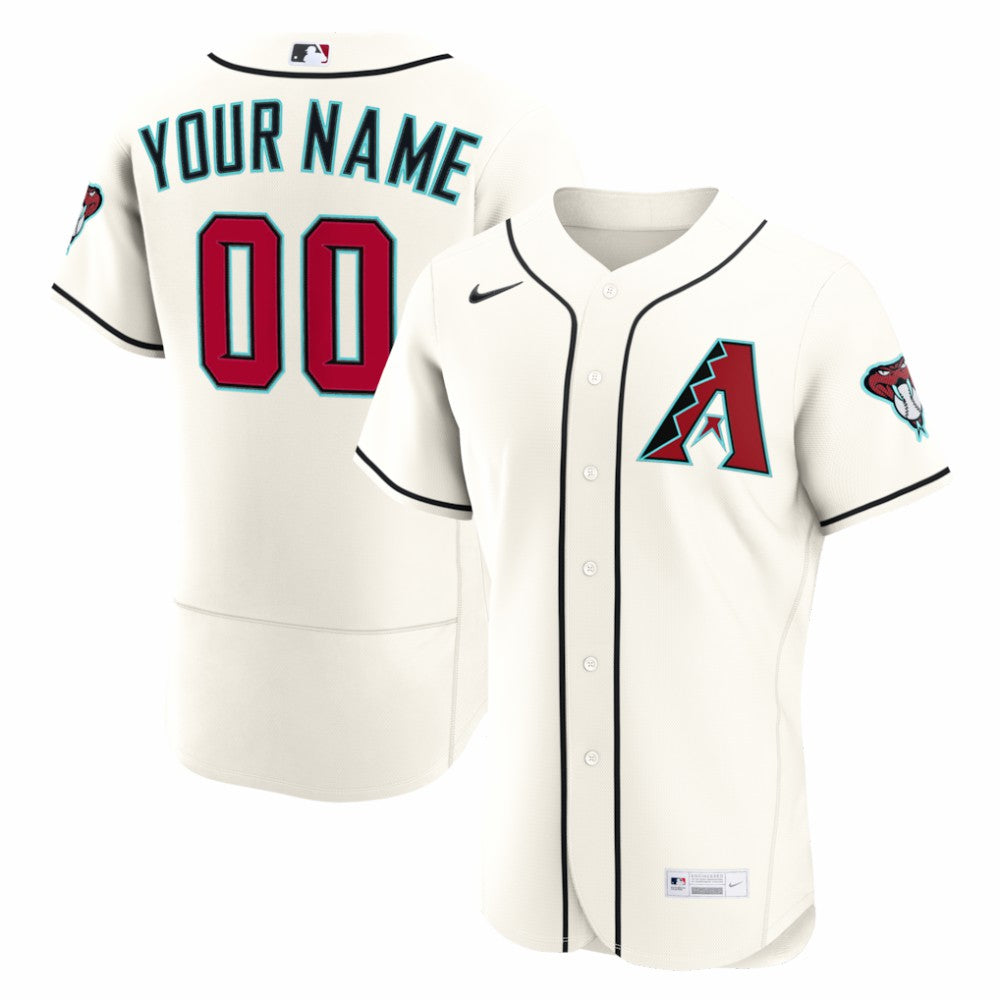 MLB Arizona Diamondbacks Nike Home Authentic Custom Jersey