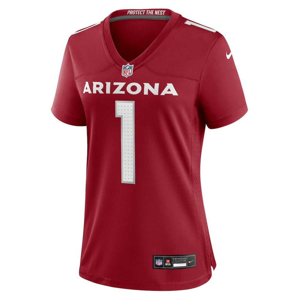 Number 1 Mom  Women's Game Jersey - Arizona Cardinals
