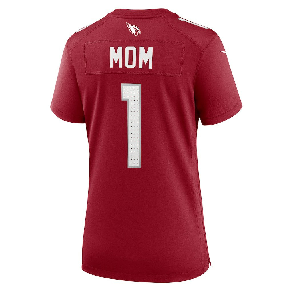 Number 1 Mom  Women's Game Jersey - Arizona Cardinals