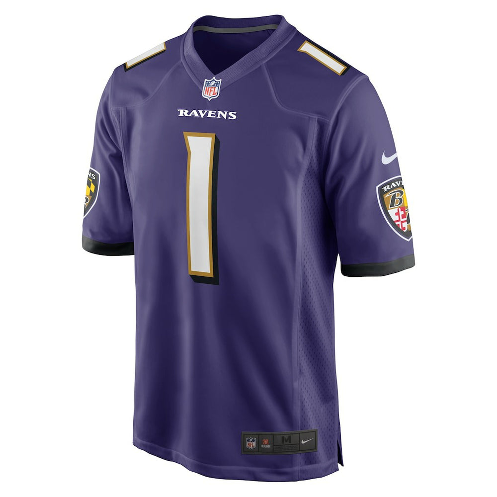 Number 1 Dad  Game Jersey - Baltimore Ravens