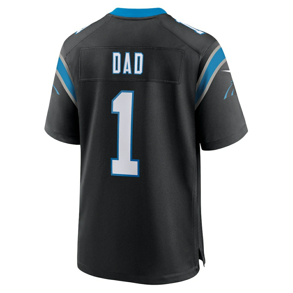 Number 1 Dad  Game Jersey - Carolina Panthers