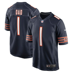 Number 1 Dad  Game Jersey - Chicago Bears