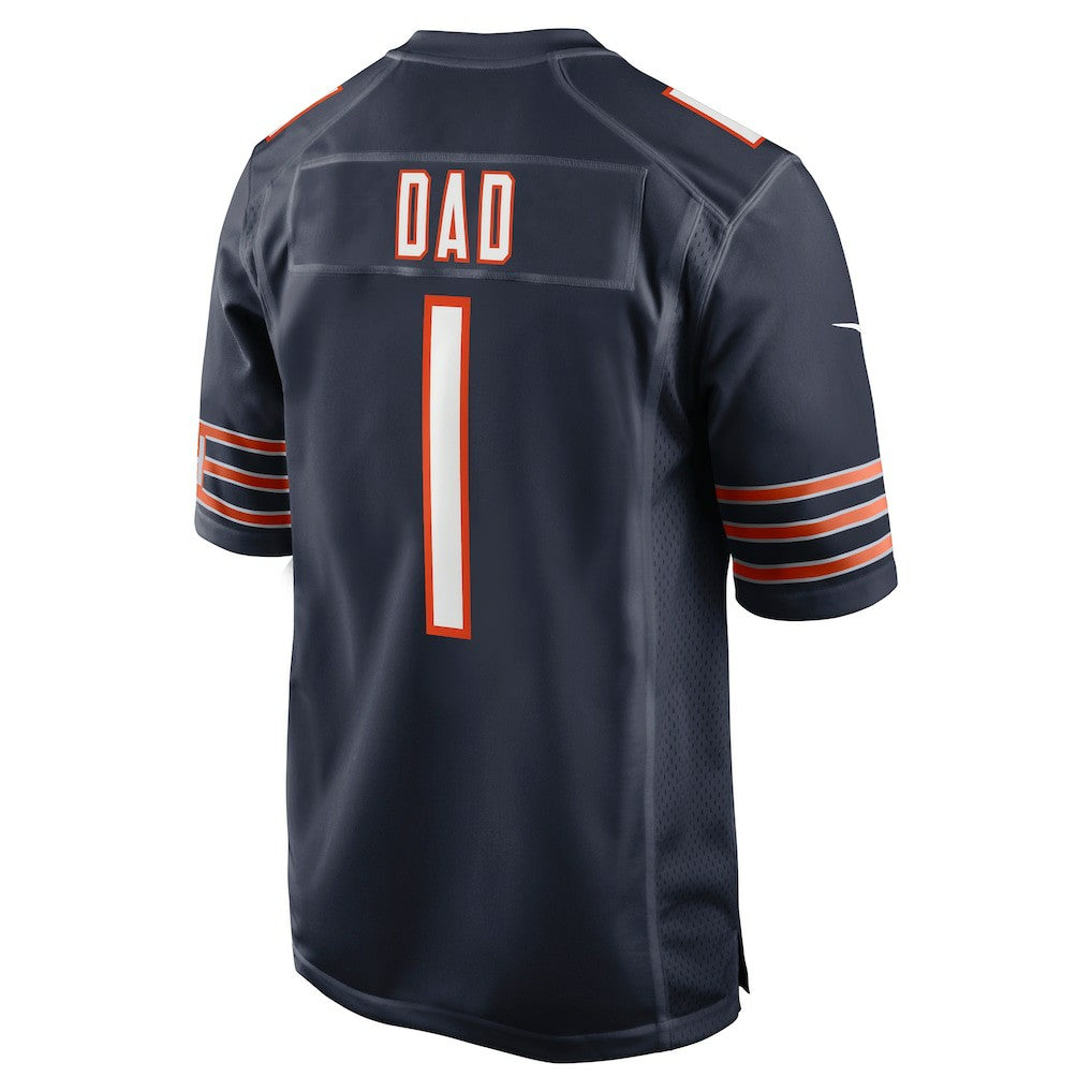 Number 1 Dad  Game Jersey - Chicago Bears