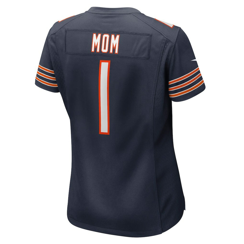 Number 1 Mom  Women's Game Jersey - Chicago Bears