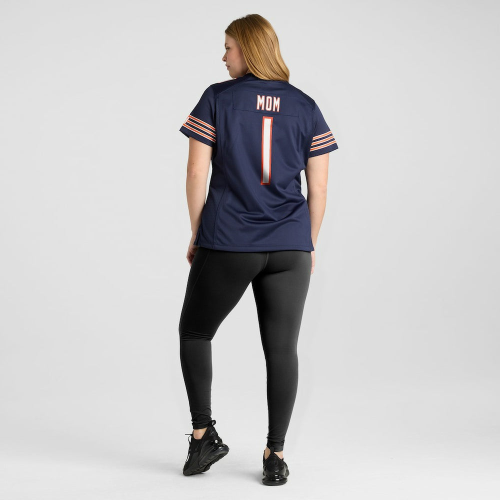 Number 1 Mom  Women's Game Jersey - Chicago Bears
