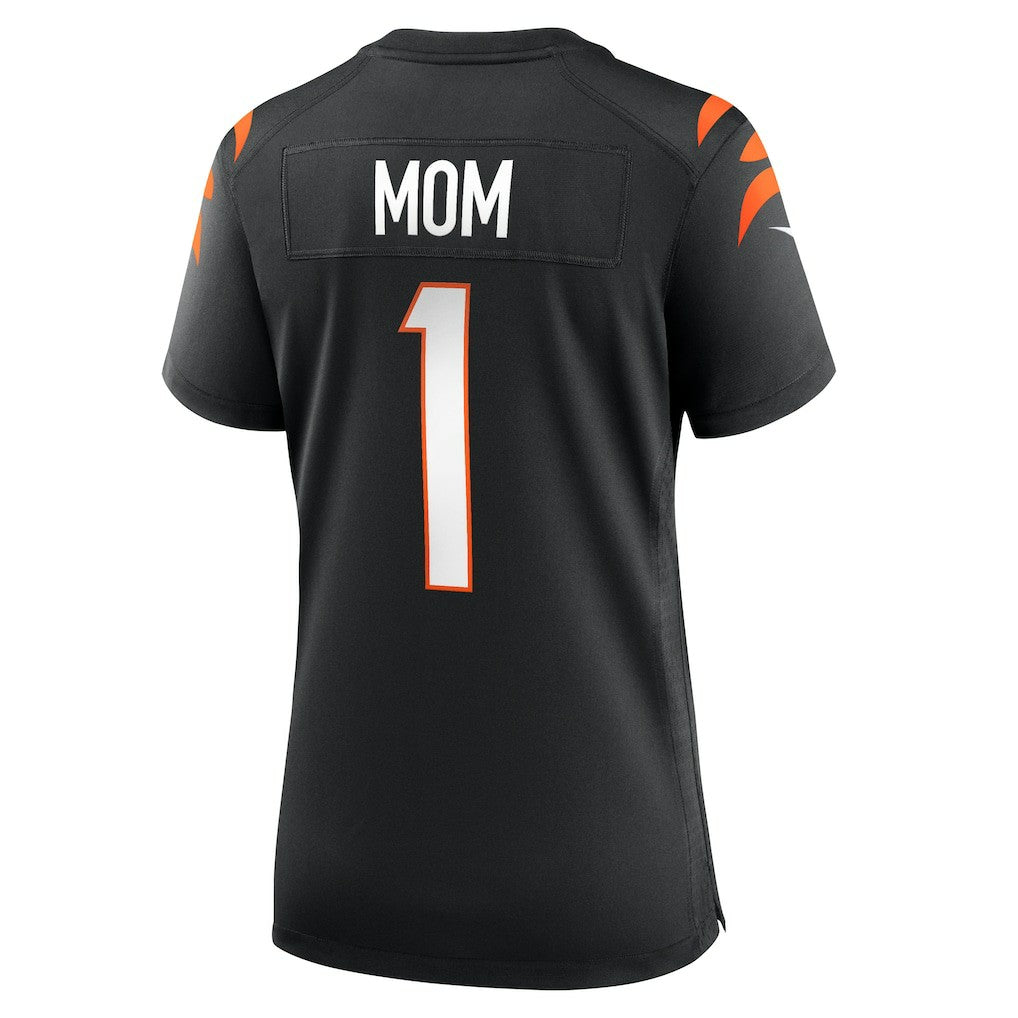 Number 1 Mom  Women's Game Jersey - Cincinnati Bengals