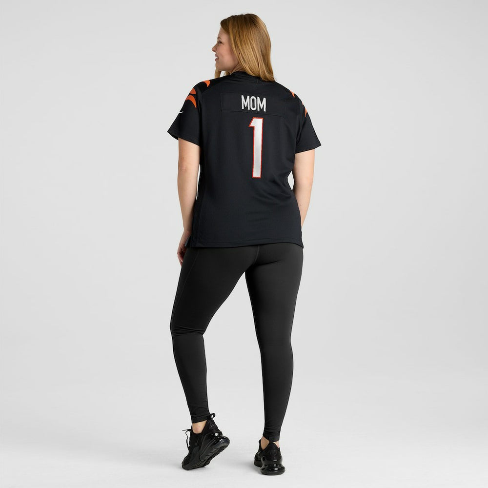 Number 1 Mom  Women's Game Jersey - Cincinnati Bengals