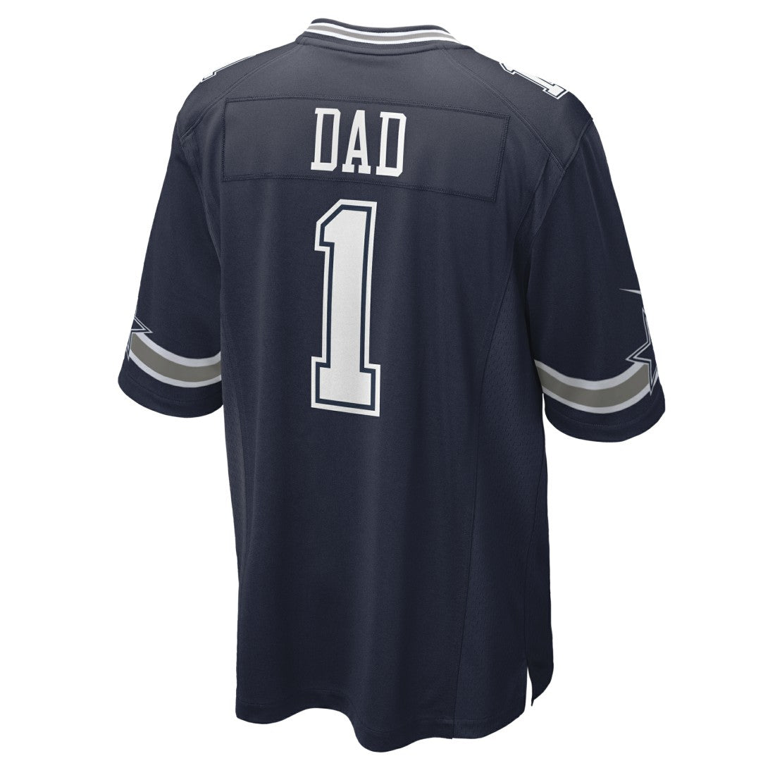Number 1 Dad  Game Jersey - Dallas Cowboys