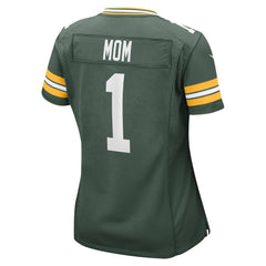 Number 1 Mom  Women's Game Jersey - Green Bay Packers