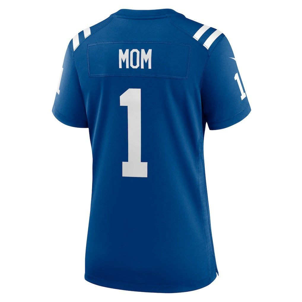 Number 1 Mom  Women's Game Jersey - Indianapolis Colts