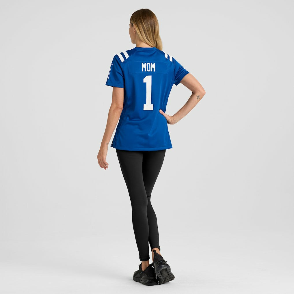 Number 1 Mom  Women's Game Jersey - Indianapolis Colts
