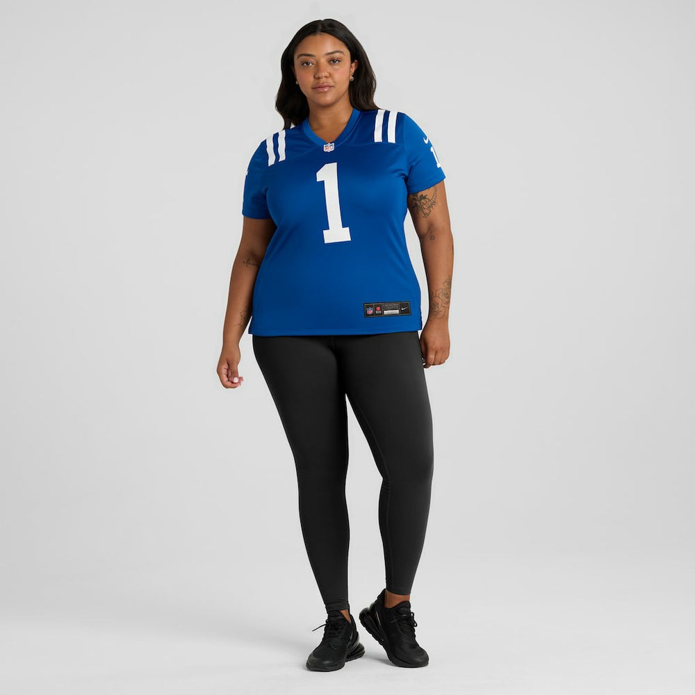 Number 1 Mom  Women's Game Jersey - Indianapolis Colts