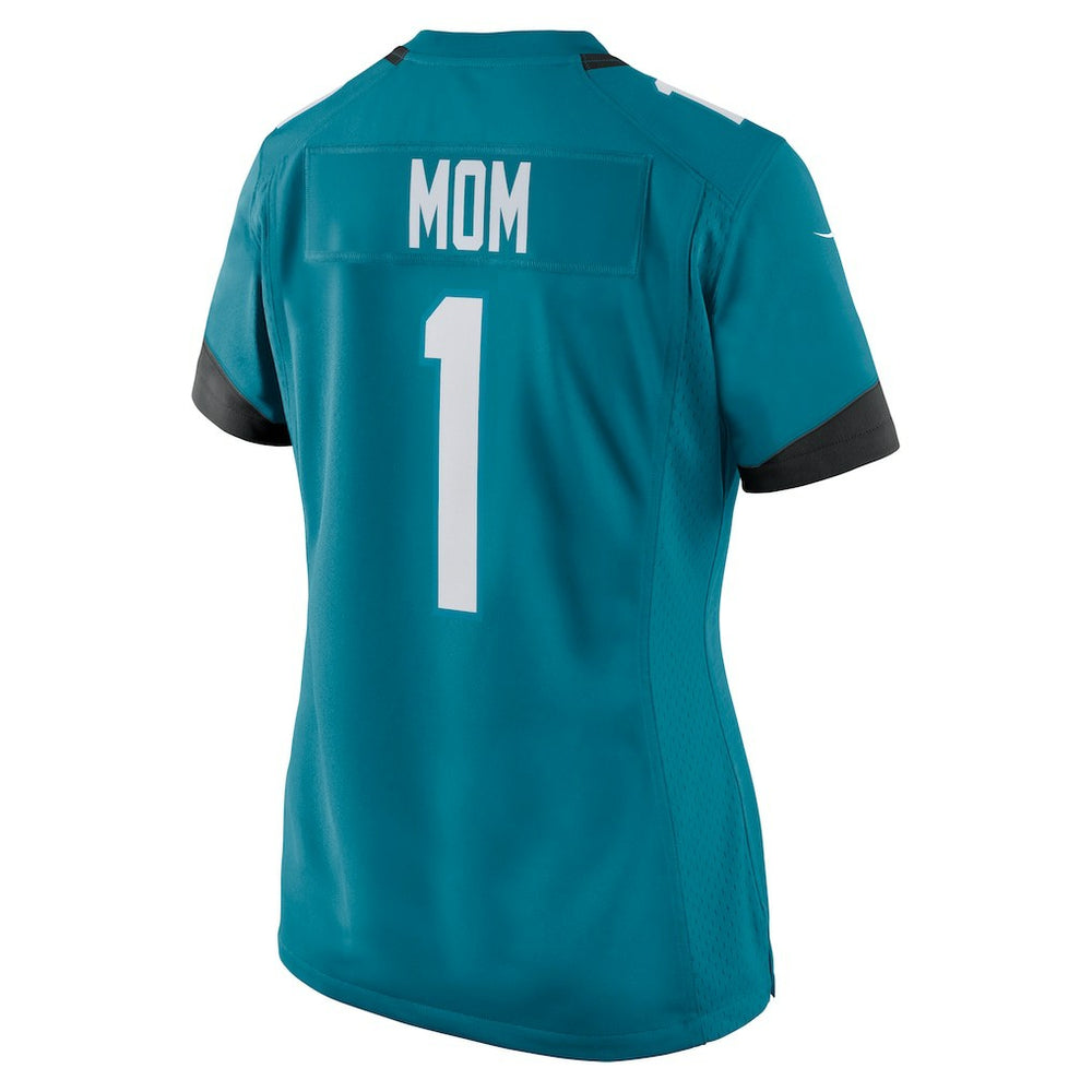 Number 1 Mom  Women's Game Jersey - Jacksonville Jaguars
