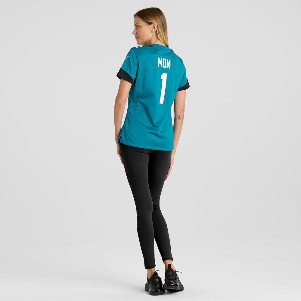 Number 1 Mom  Women's Game Jersey - Jacksonville Jaguars