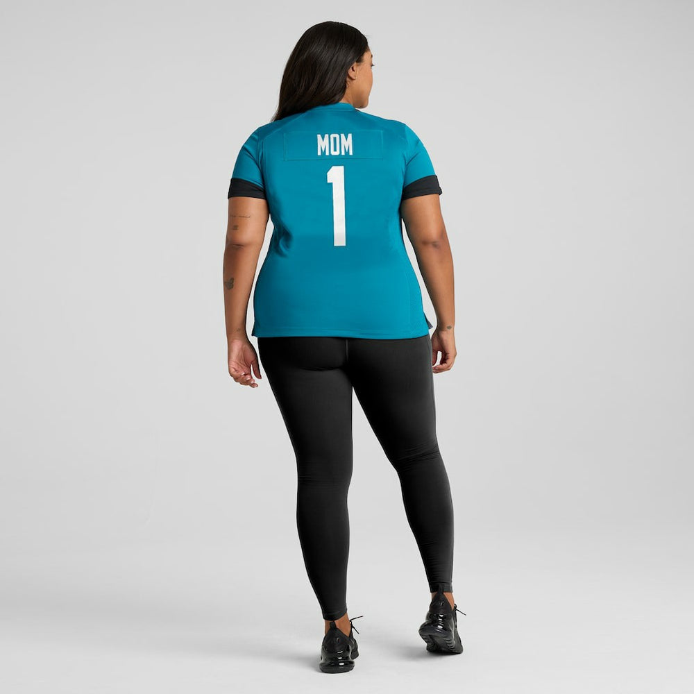 Number 1 Mom  Women's Game Jersey - Jacksonville Jaguars