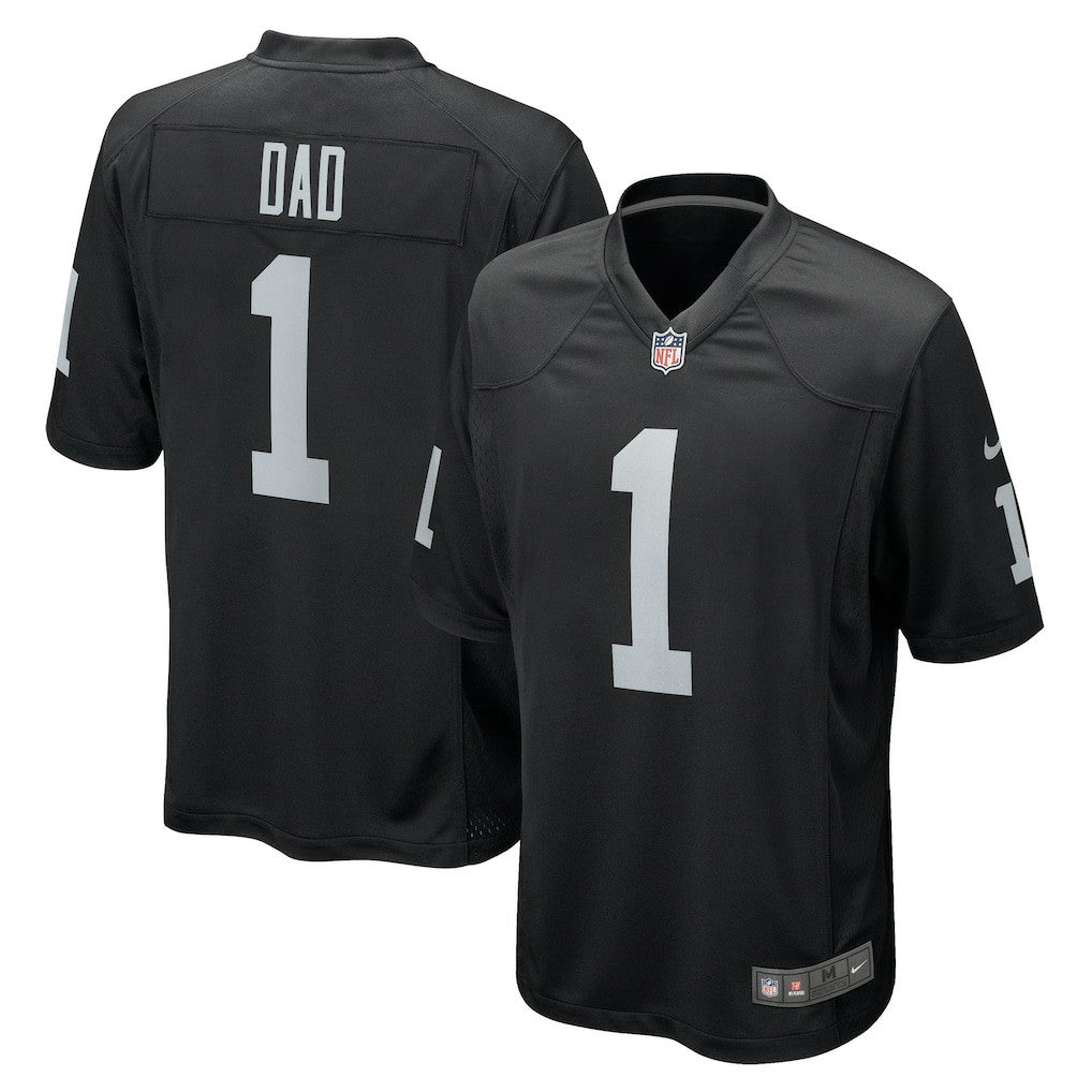 Number 1 Dad  Game Jersey - Las Vegas Raiders