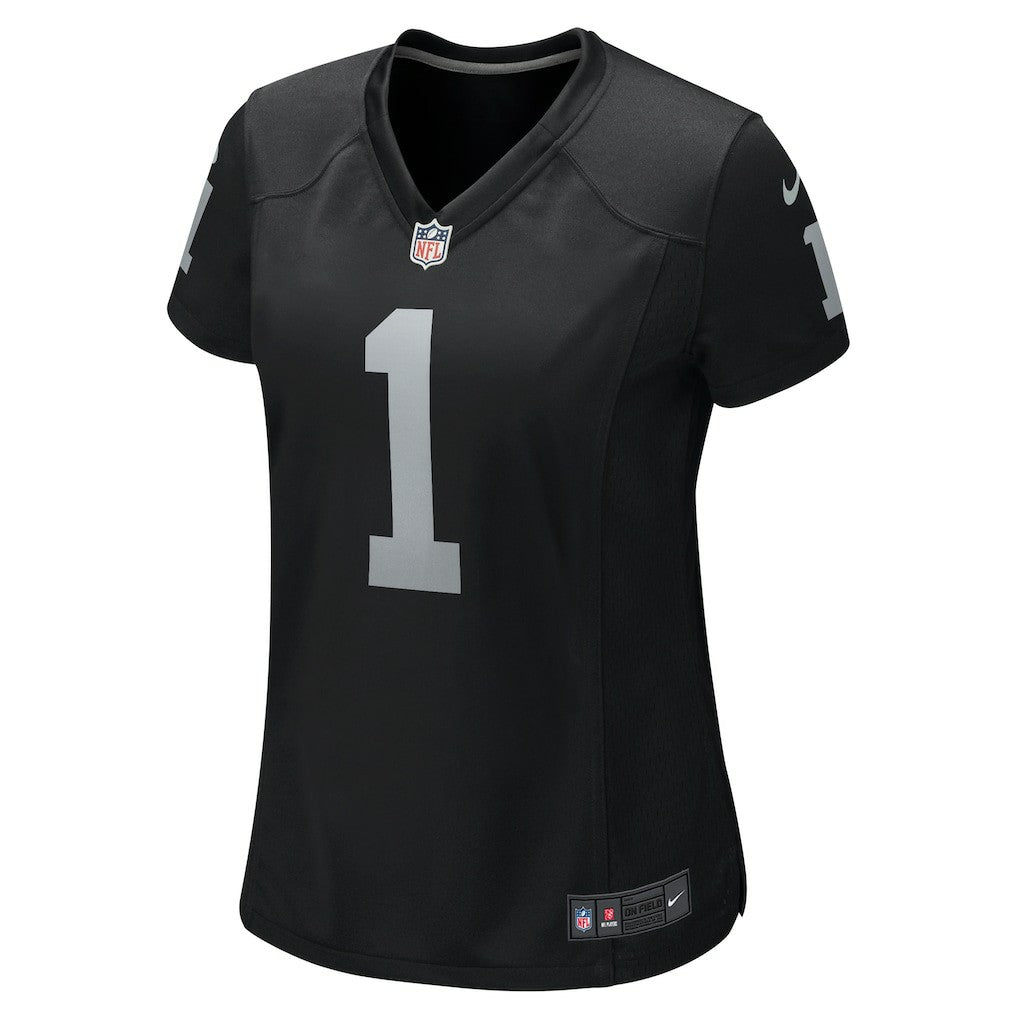 Number 1 Mom  Women's Game Jersey - Las Vegas Raiders
