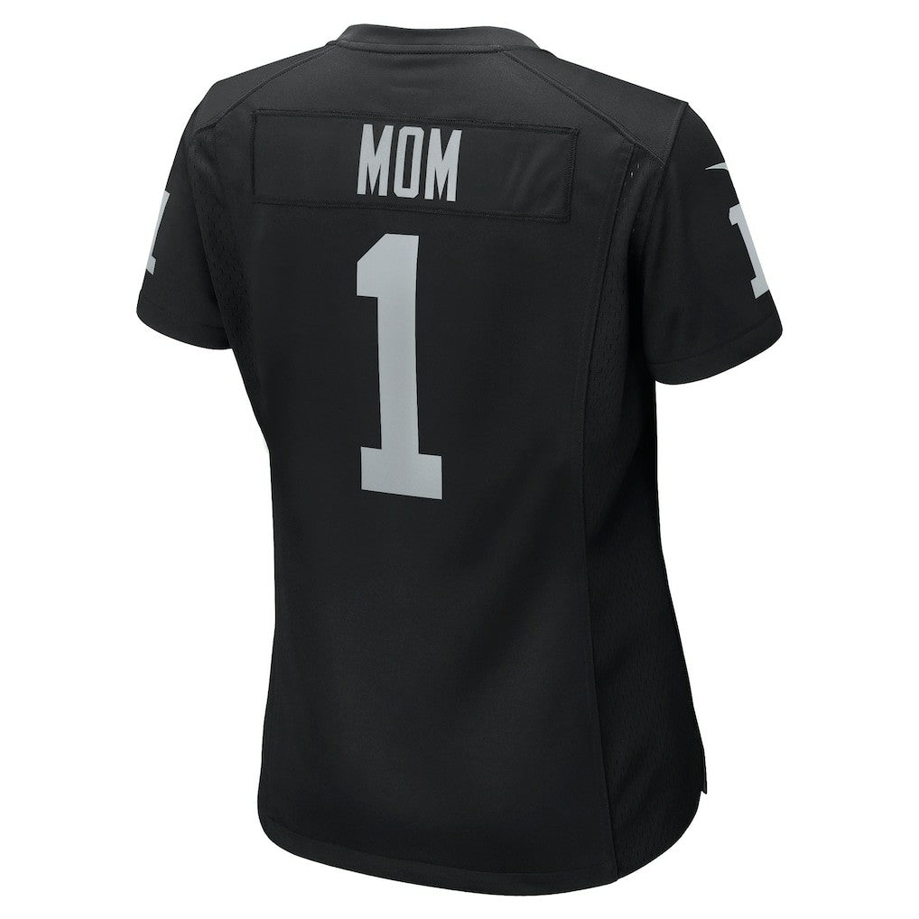 Number 1 Mom  Women's Game Jersey - Las Vegas Raiders