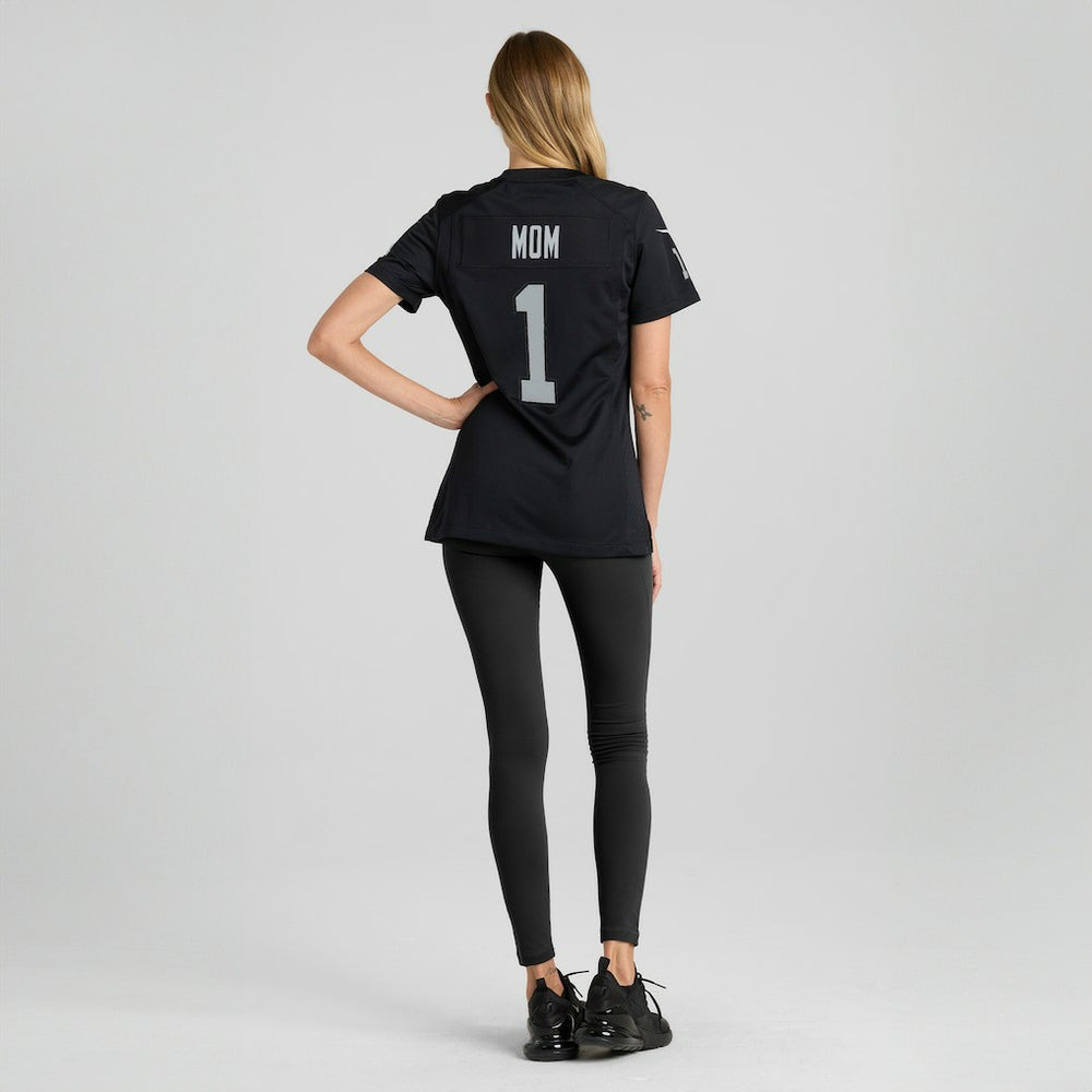 Number 1 Mom  Women's Game Jersey - Las Vegas Raiders
