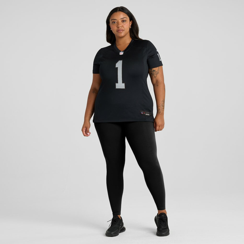 Number 1 Mom  Women's Game Jersey - Las Vegas Raiders