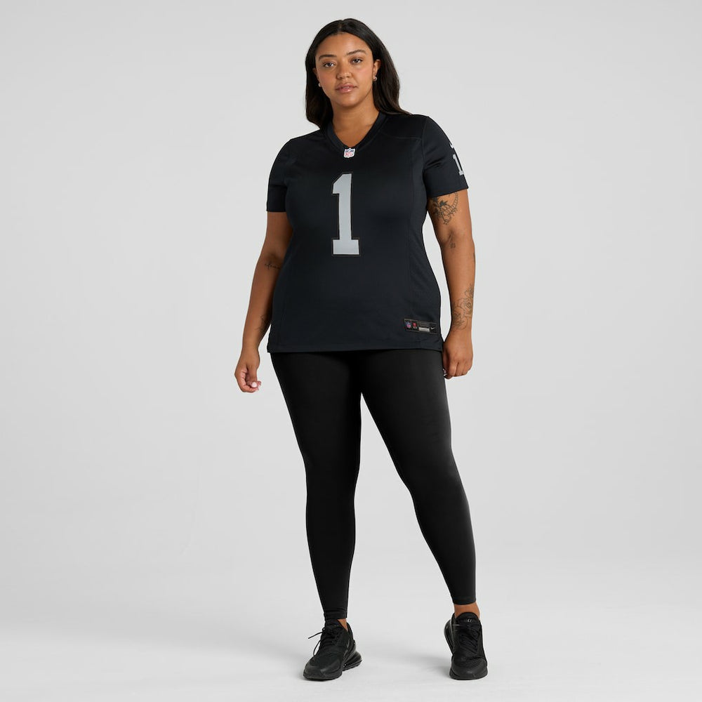 Number 1 Mom  Women's Game Jersey - Las Vegas Raiders