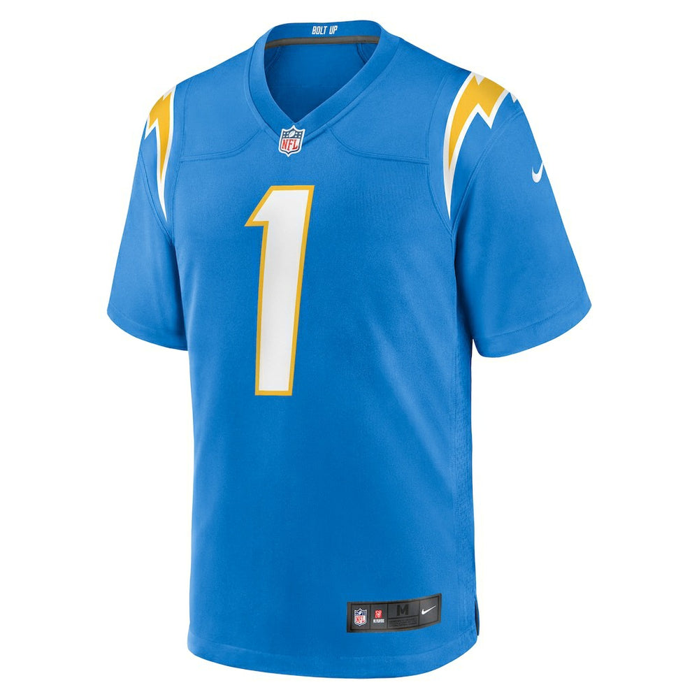 Number 1 Dad  Game Jersey - Los Angeles Chargers