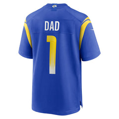 Number 1 Dad  Game Jersey - Los Angeles Rams