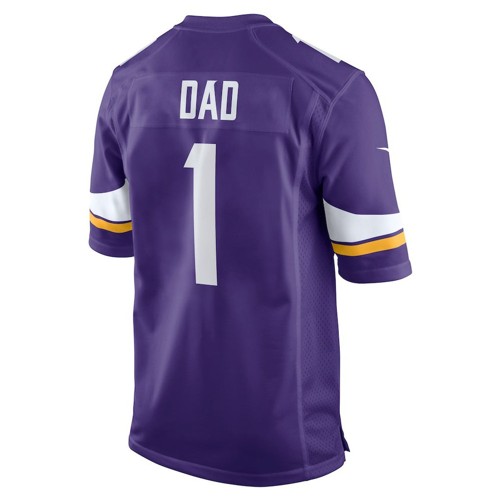 Number 1 Dad  Game Jersey - Minnesota Vikings