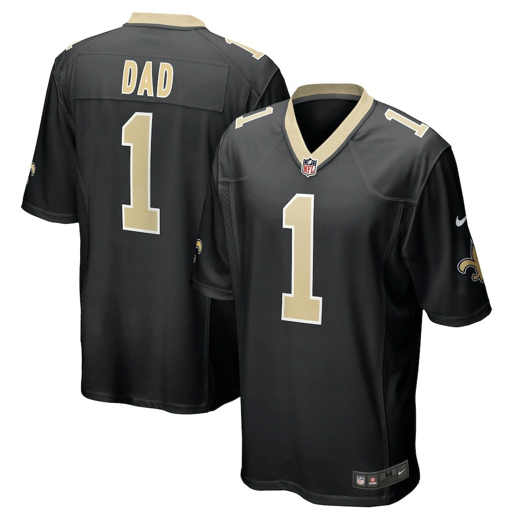 Number 1 Dad  Game Jersey - New Orleans Saints