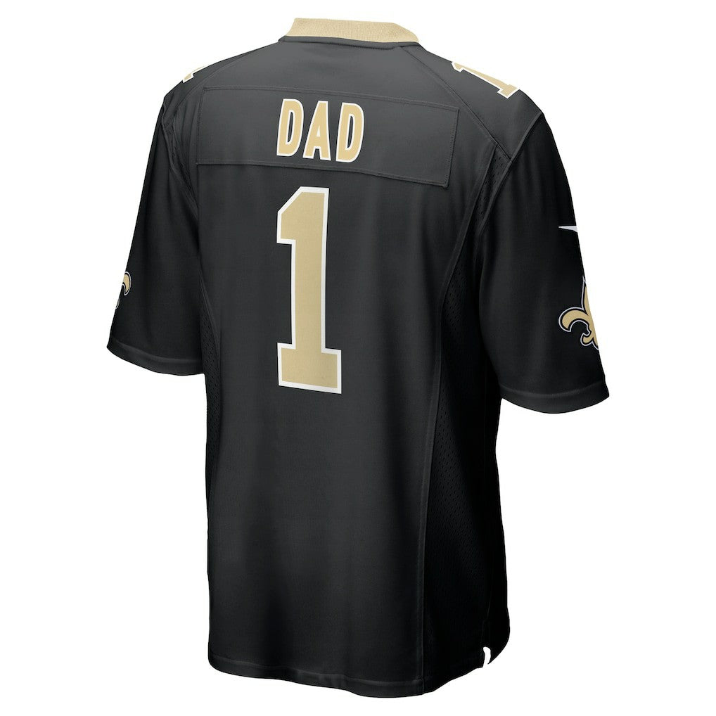 Number 1 Dad  Game Jersey - New Orleans Saints