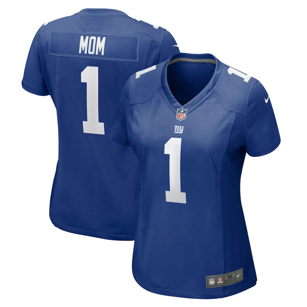 Number 1 Mom  Women's Game Jersey - New York Giants