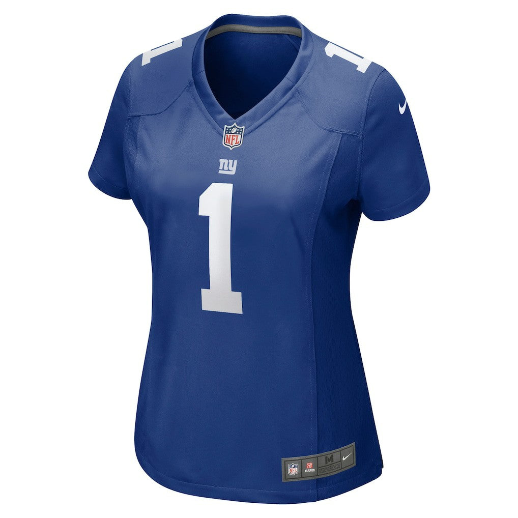 Number 1 Mom  Women's Game Jersey - New York Giants