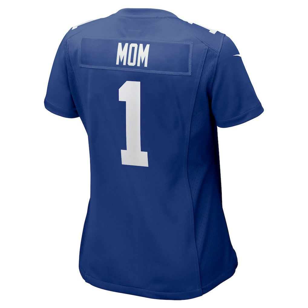 Number 1 Mom  Women's Game Jersey - New York Giants