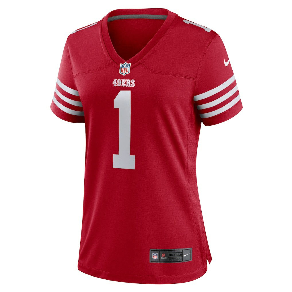 Number 1 Mom  Women's Game Jersey - San Francisco 49ers